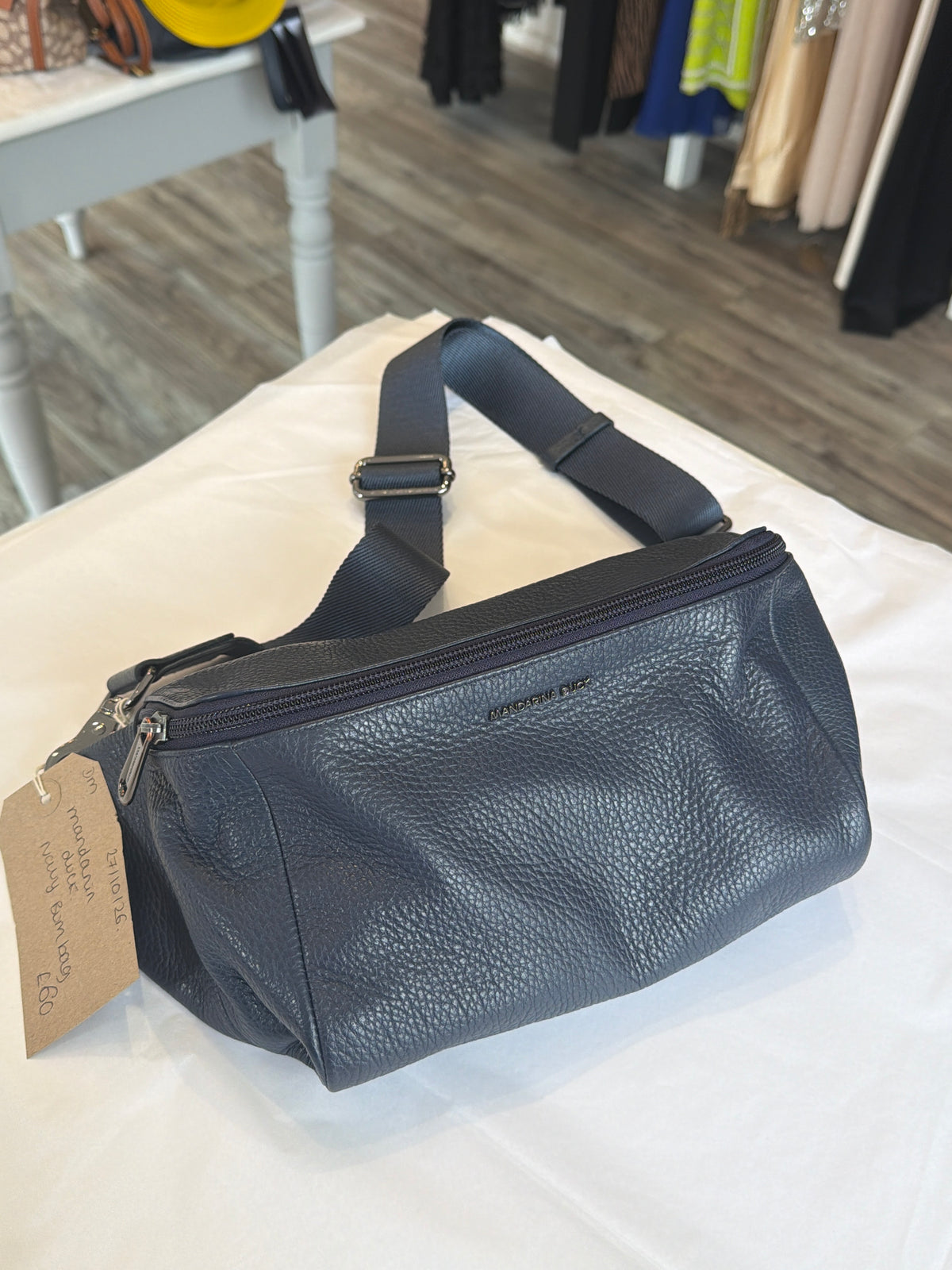 Mandarina Duck Navy Bum Bag