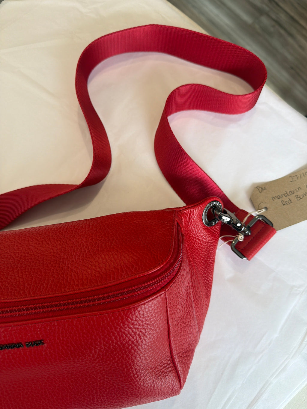 Mandarina Duck Red Bum Bag