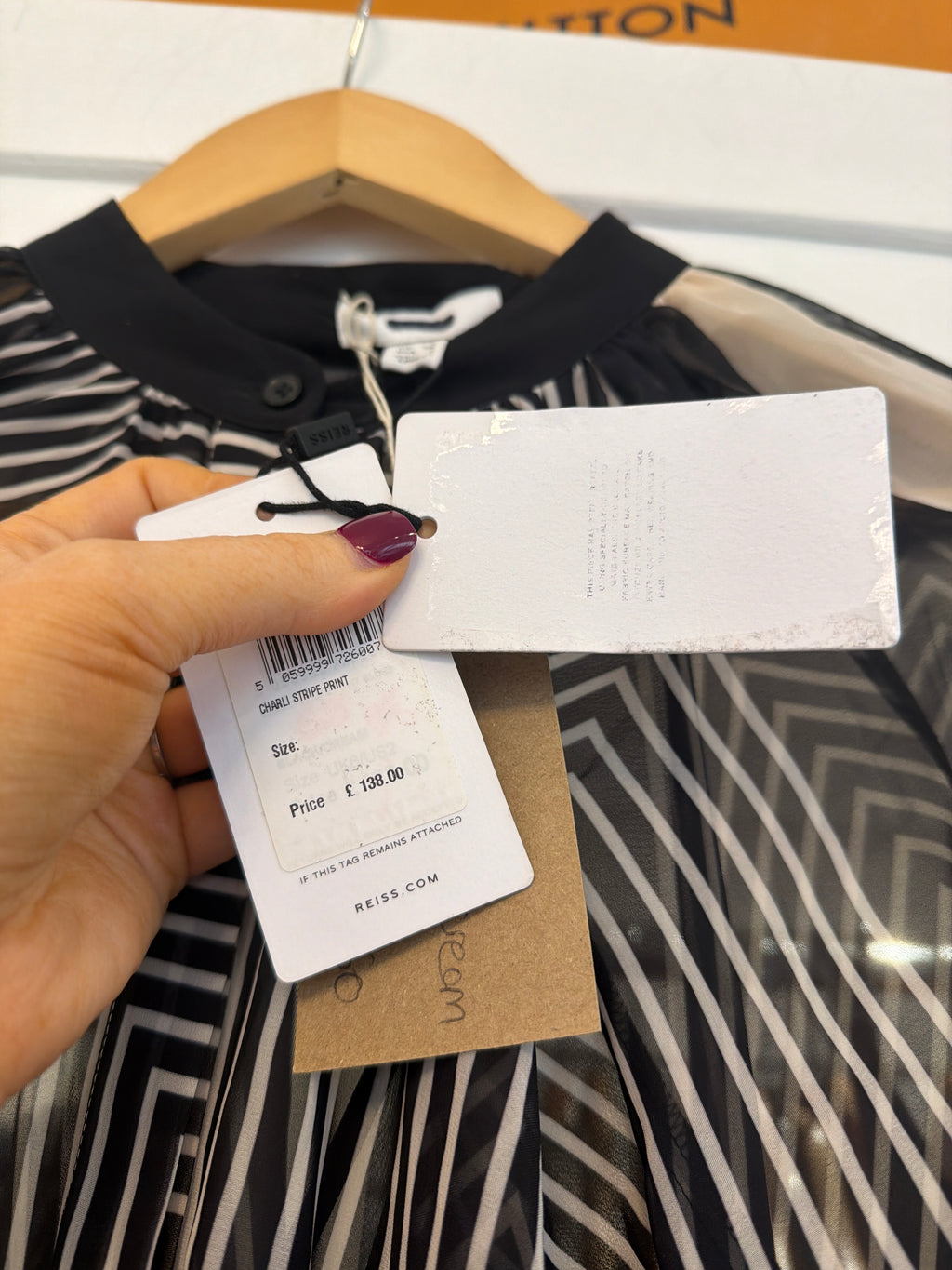 Reiss Cape Blouse