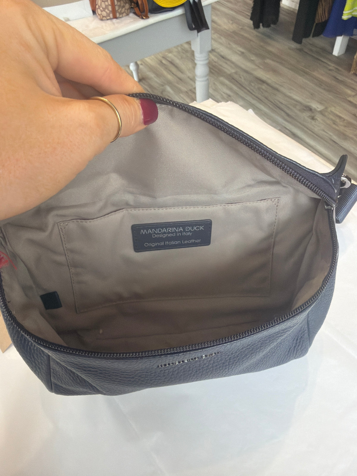 Mandarina Duck Navy Bum Bag
