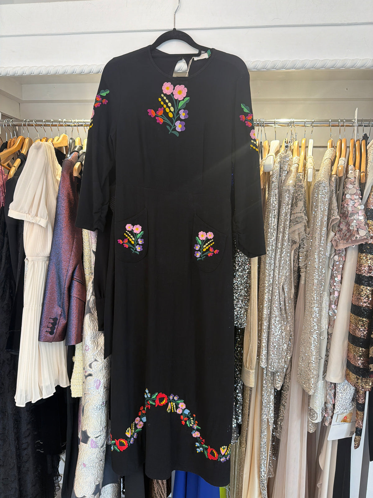 Rixo Embroided Dress