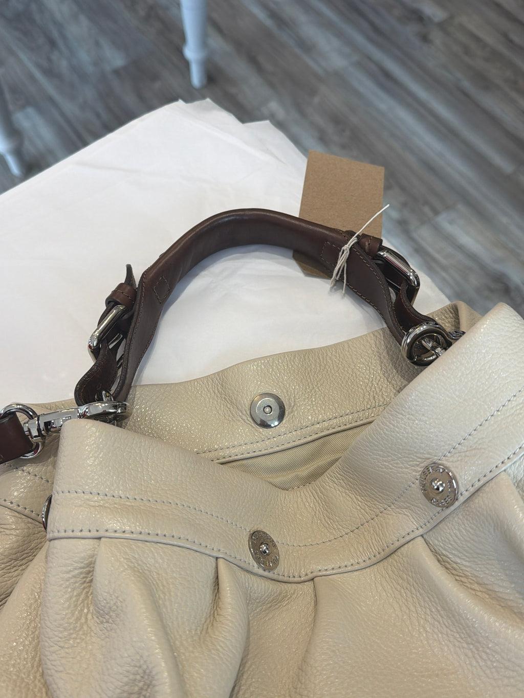 Mulberry Cream/Tan oversized Mitsubishi Handbag