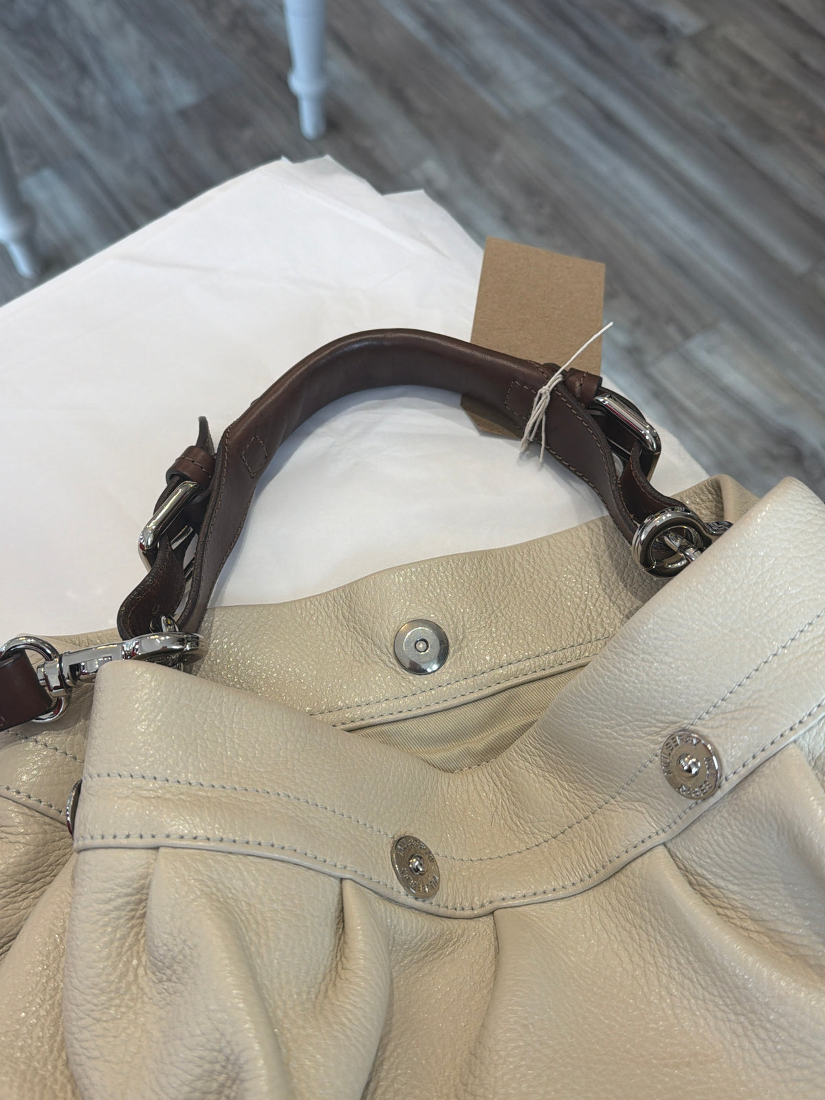 Mulberry Cream/Tan oversized Mitsubishi Handbag