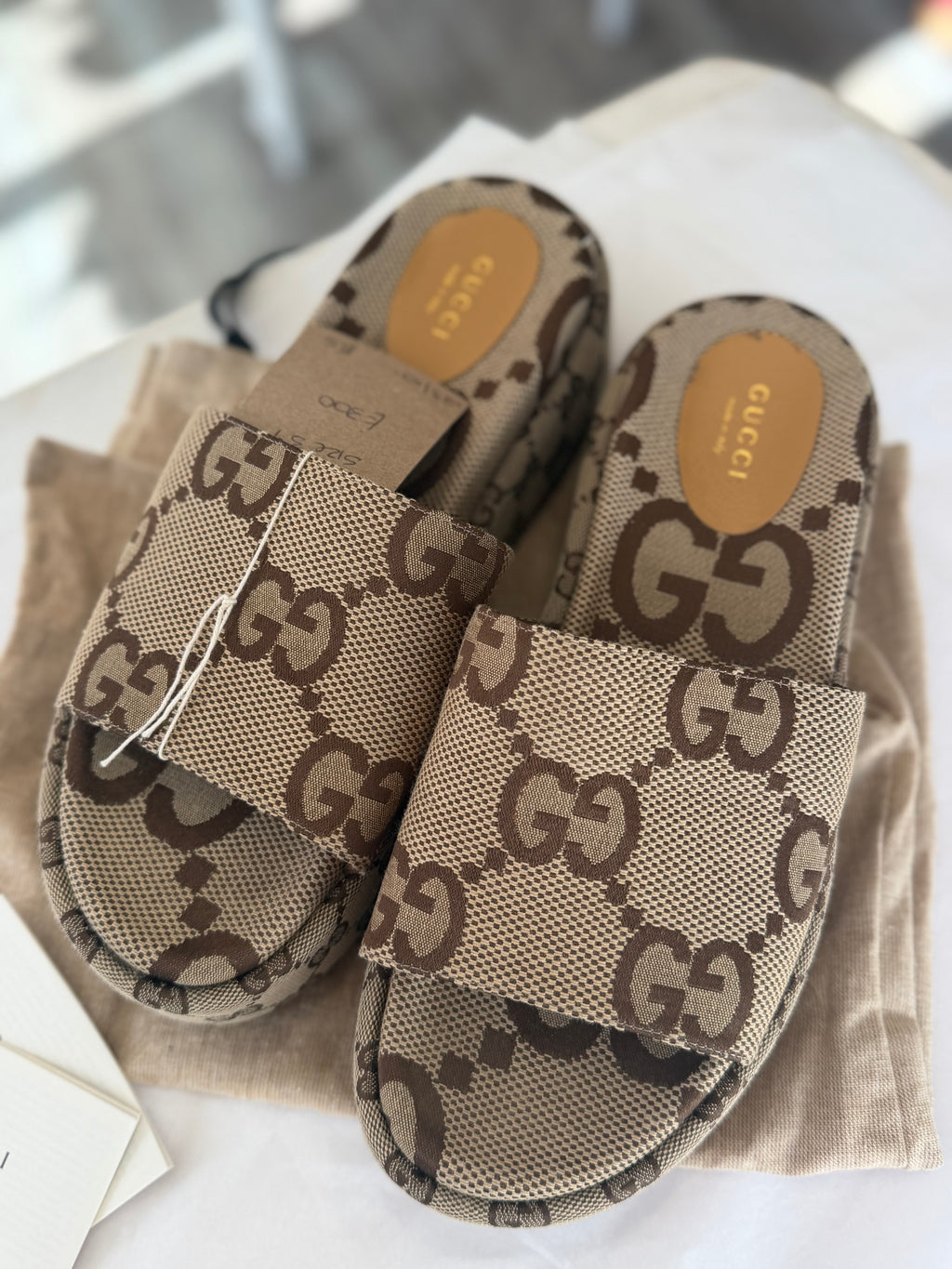 Gucci Platform Sliders
