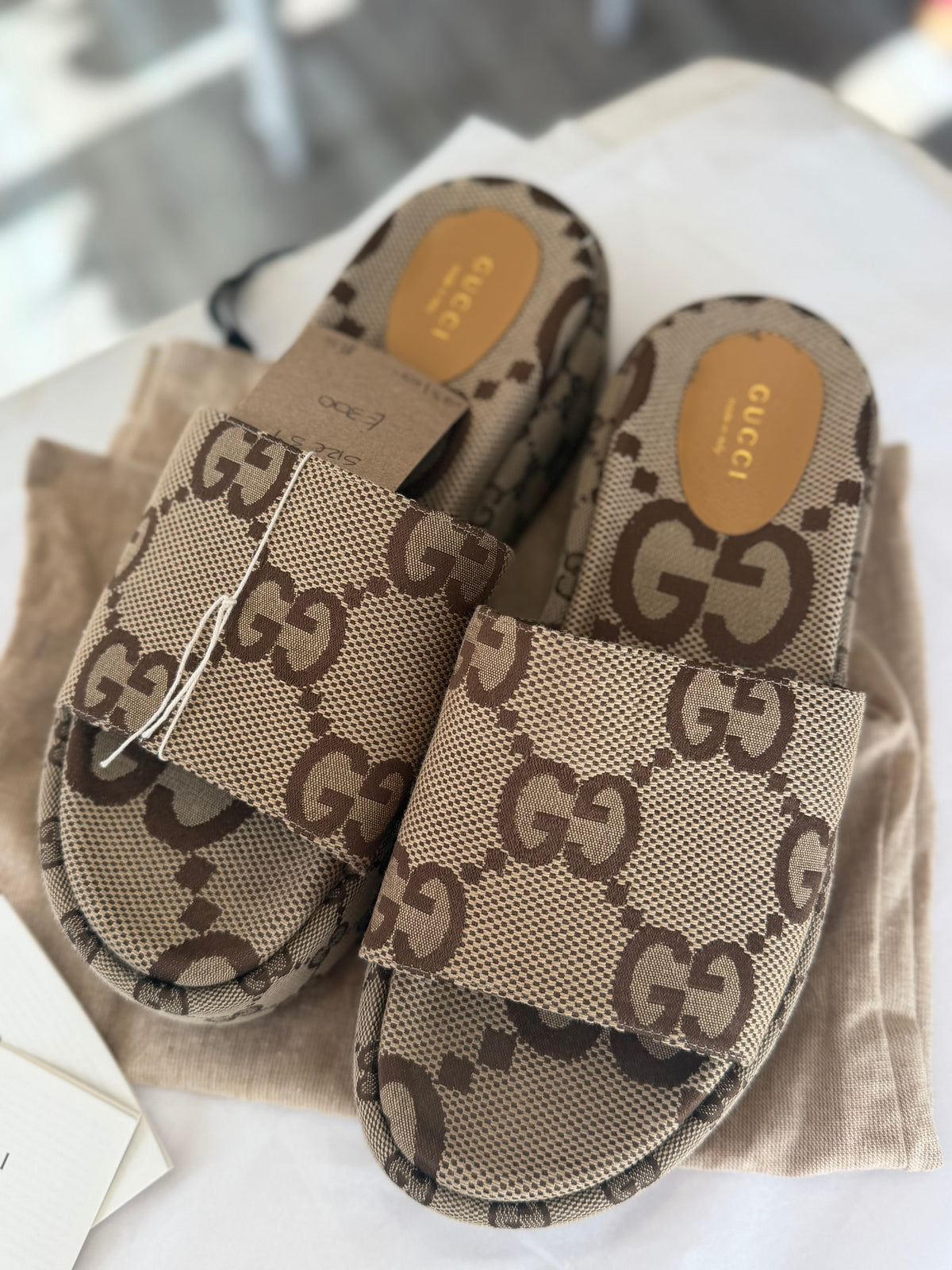 Gucci Platform Sliders