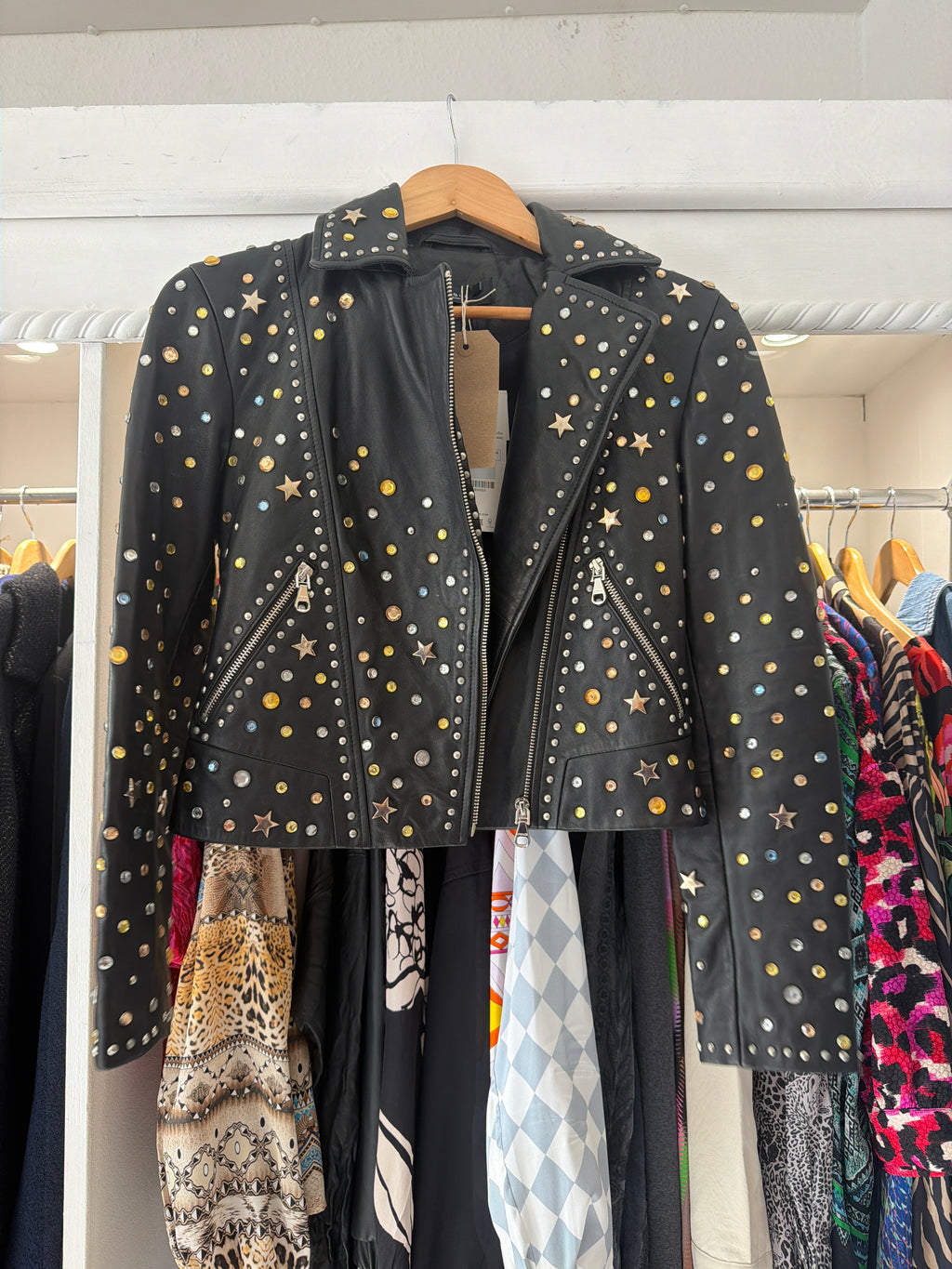 Uterique Leather Jacket