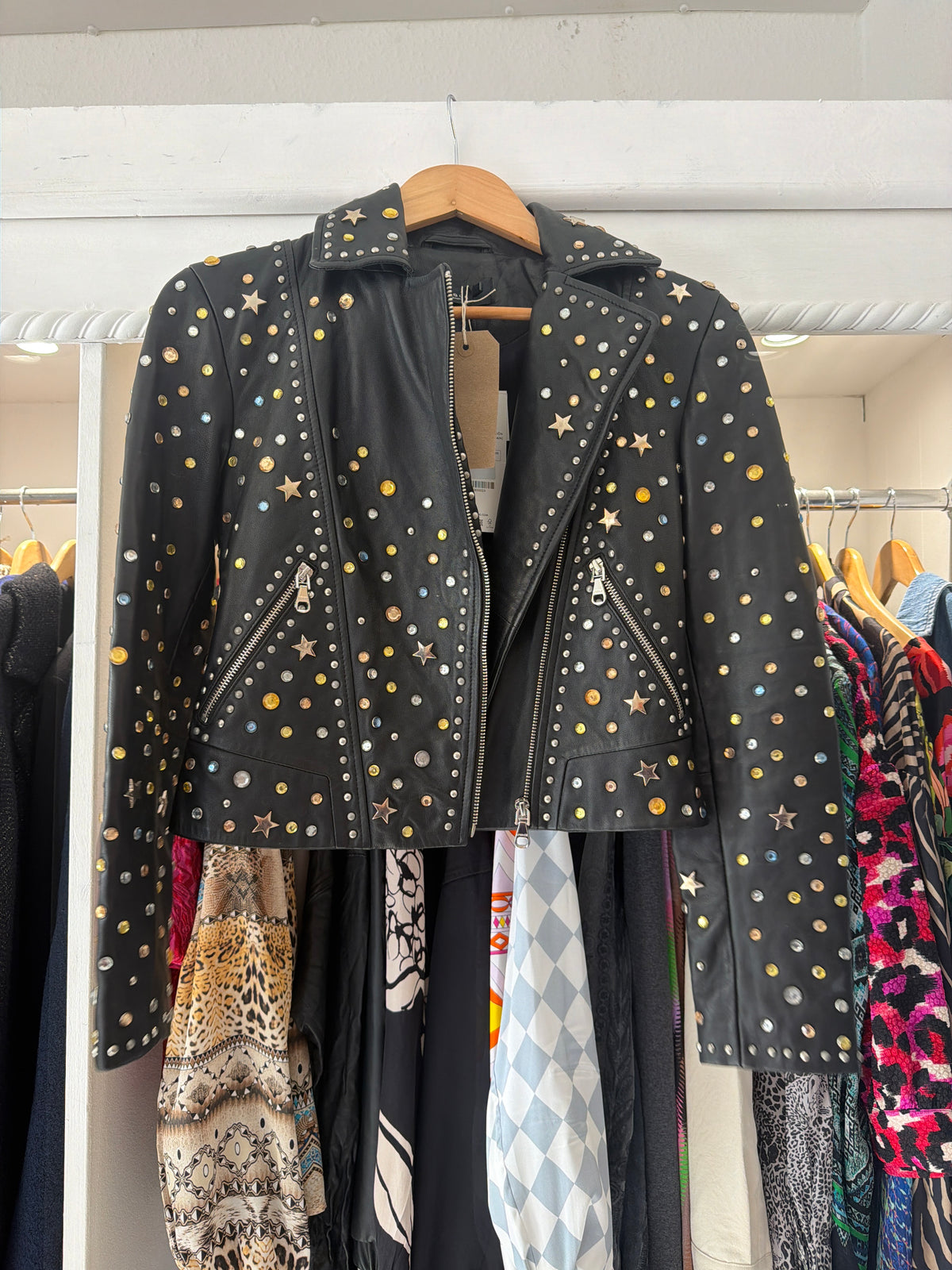 Uterique Leather Jacket