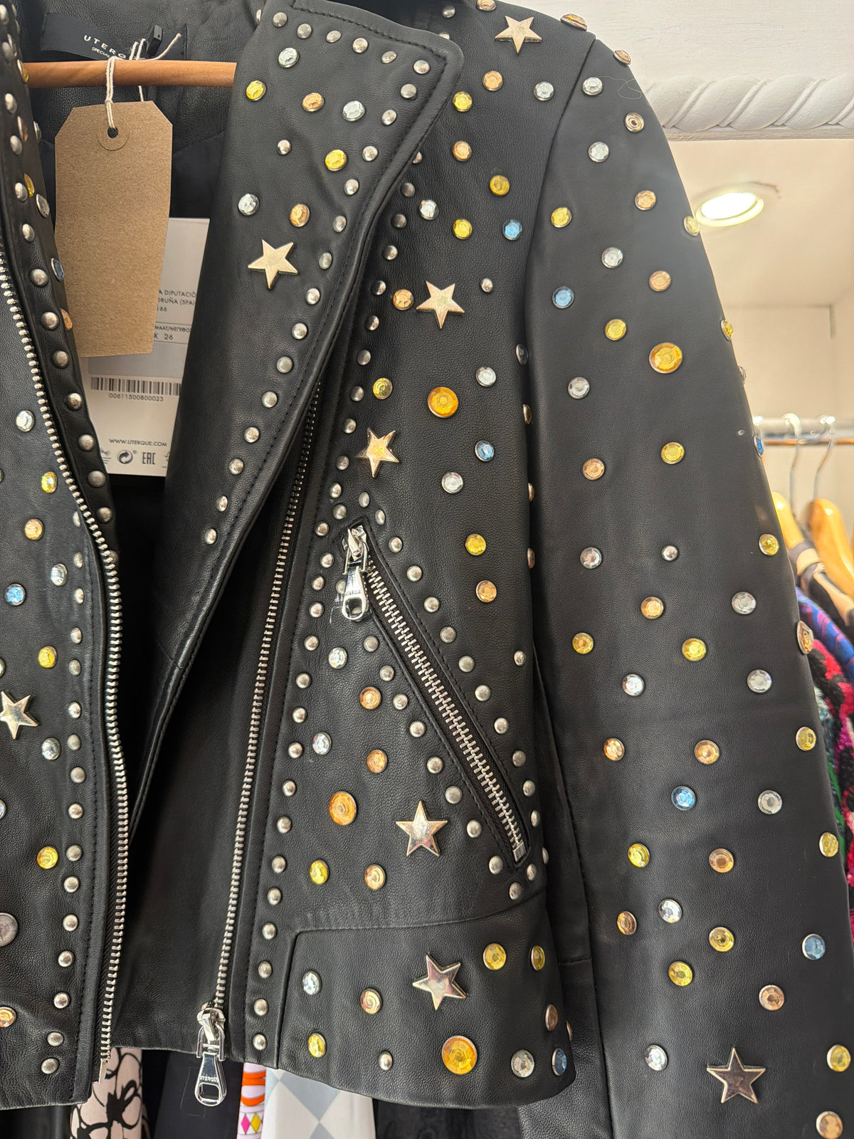 Uterique Leather Jacket