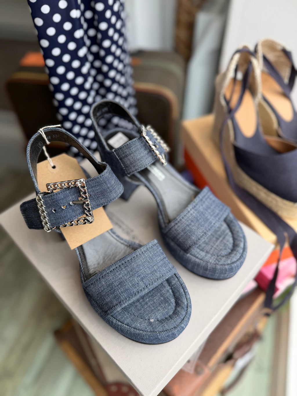 Kennel & Schmenger Blue Block Heel