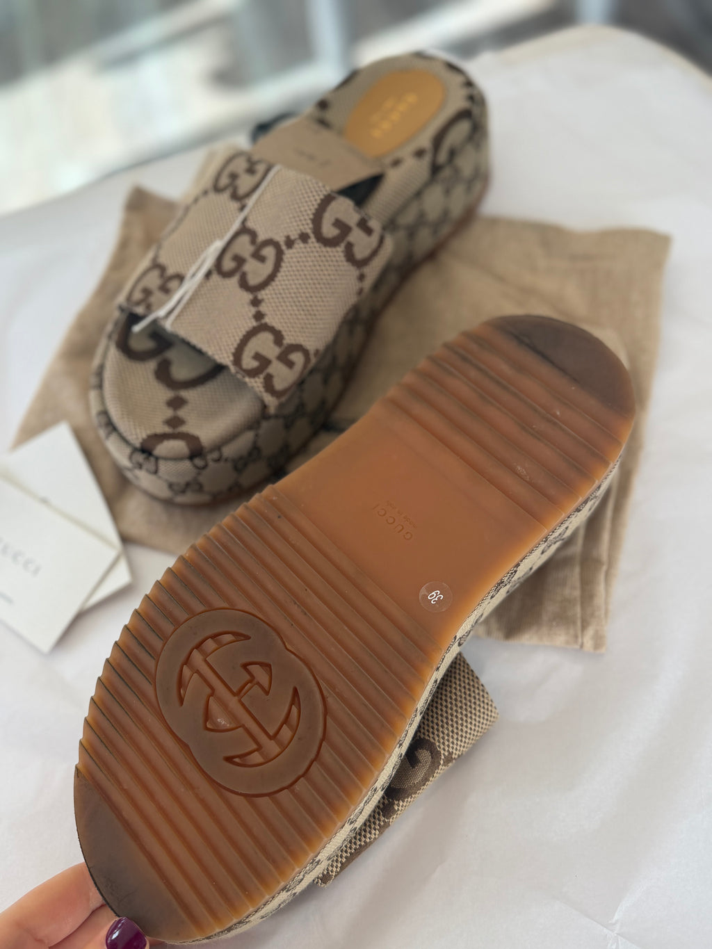 Gucci Platform Sliders