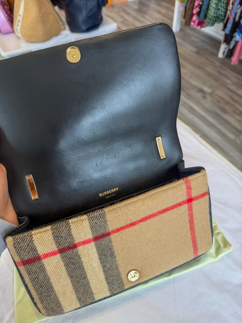 Burberry Cashmere Lola Mini Handbag
