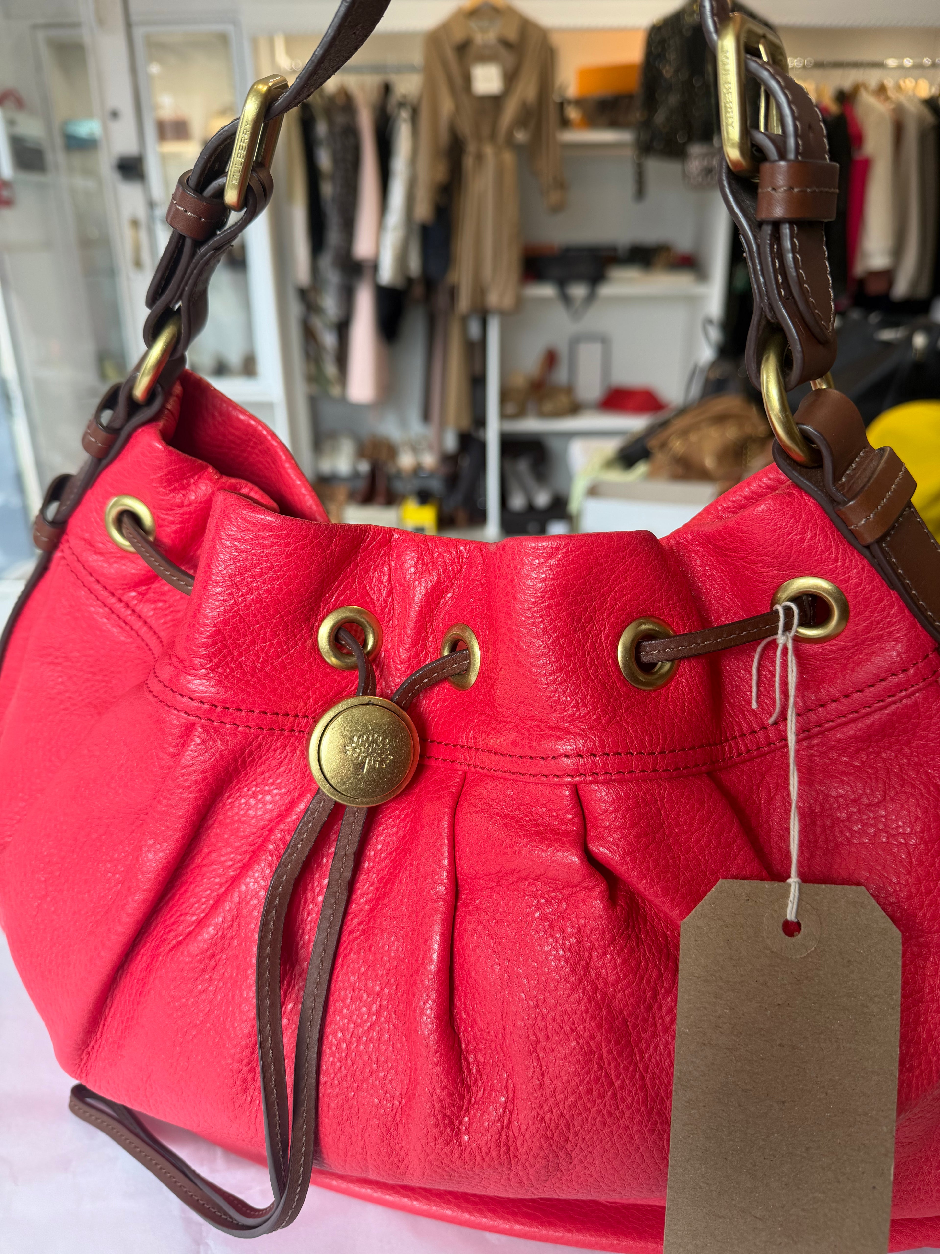 Mulberry Sofia Messanger Handbag - RED