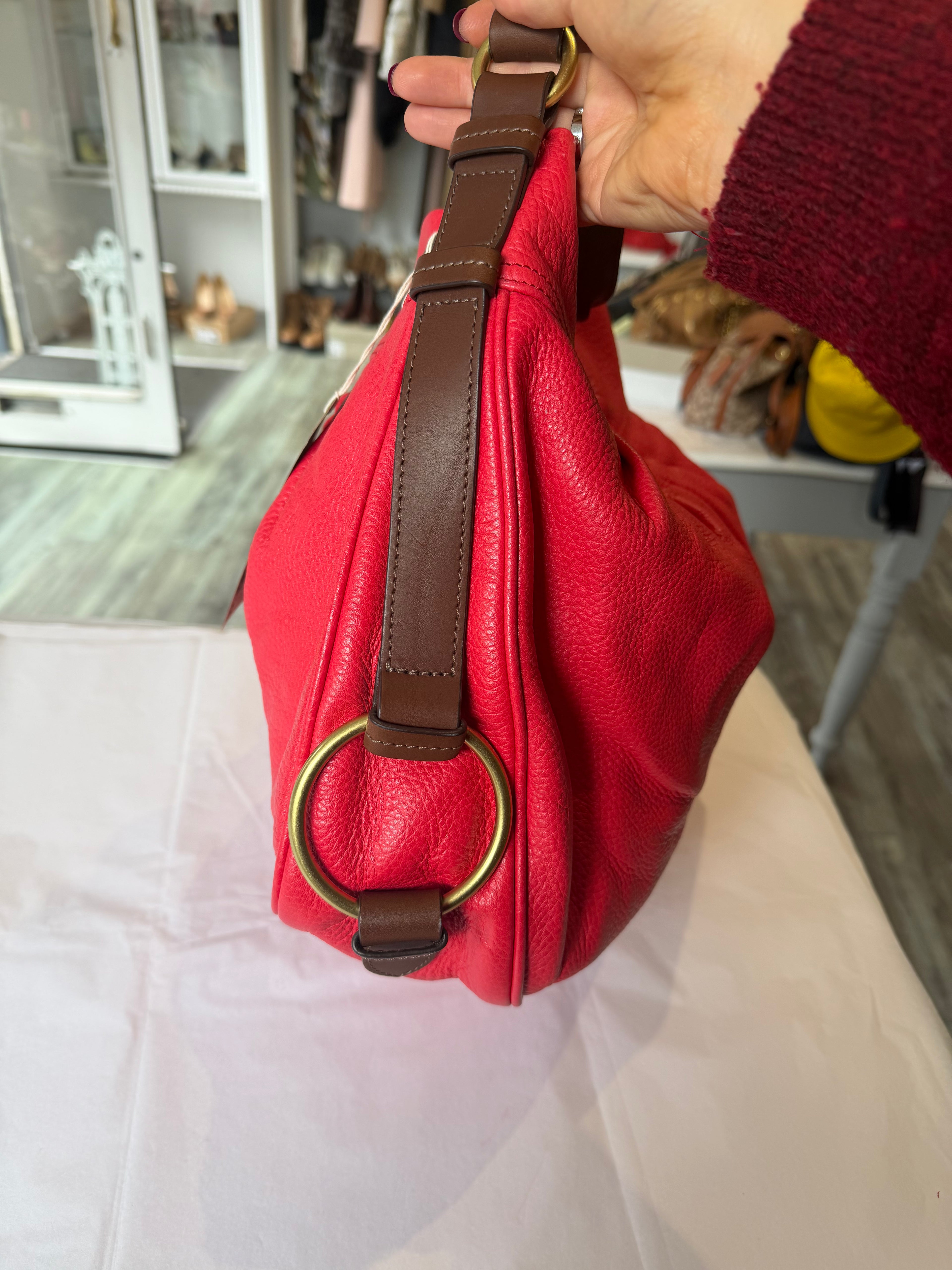 Mulberry Sofia Messanger Handbag - RED