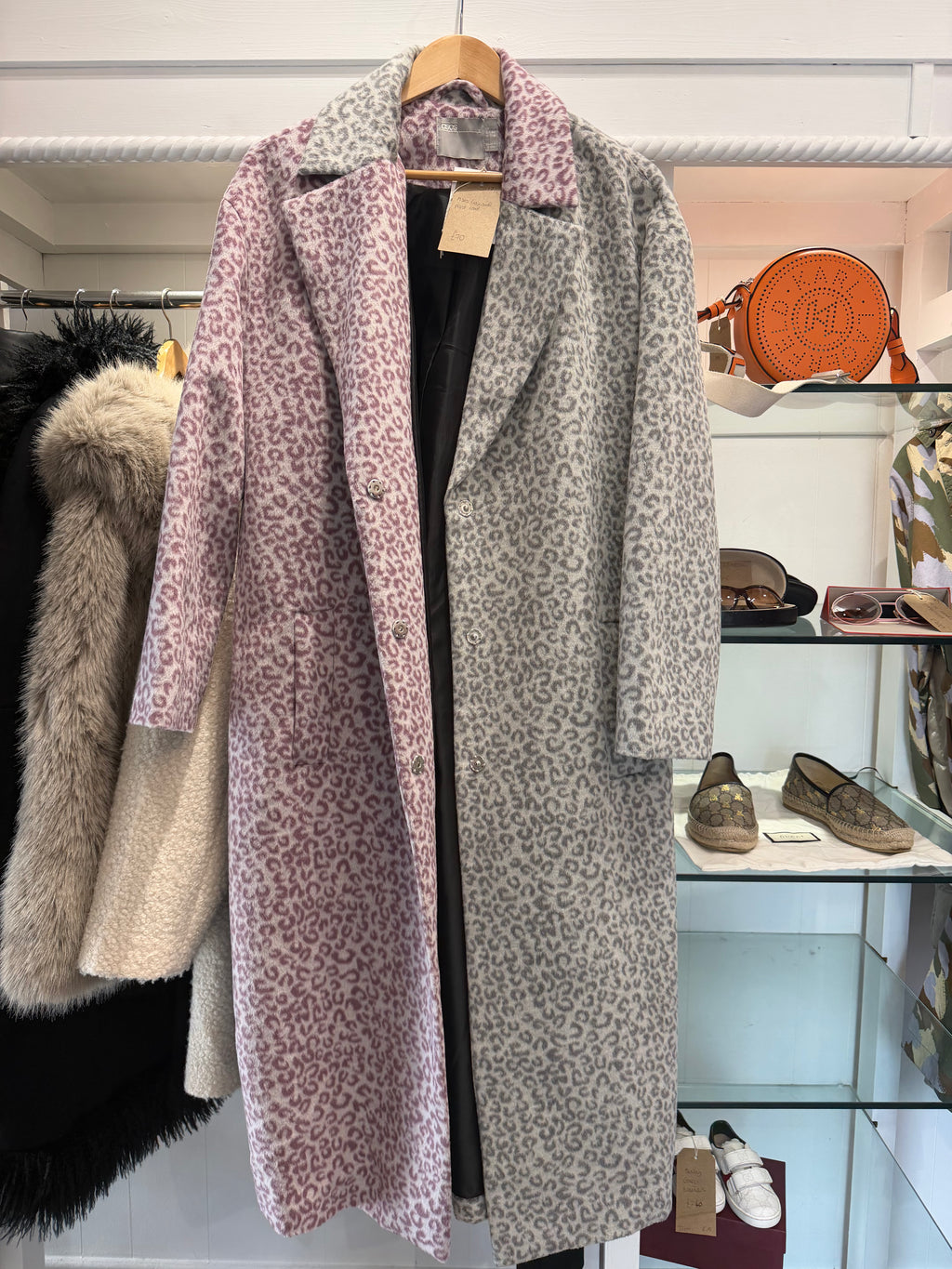 Asos Design Leopard Print Coat
