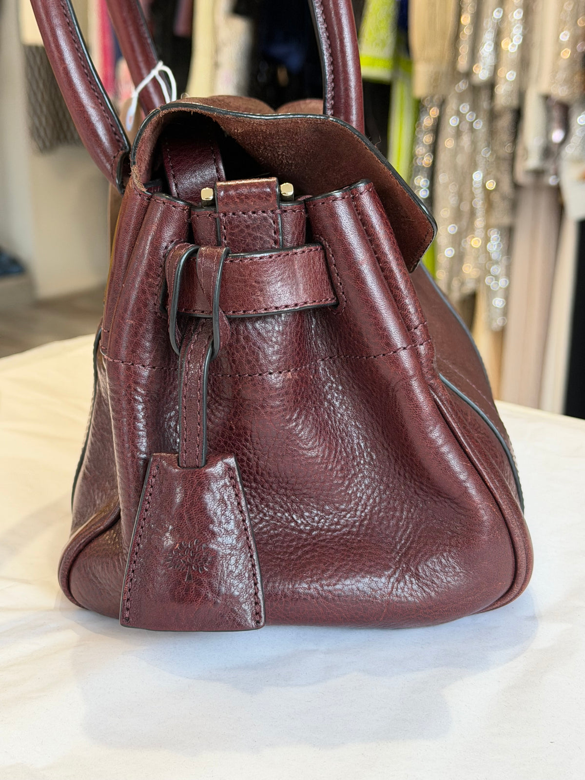 Mulberry Bayswater Small in Oxblood