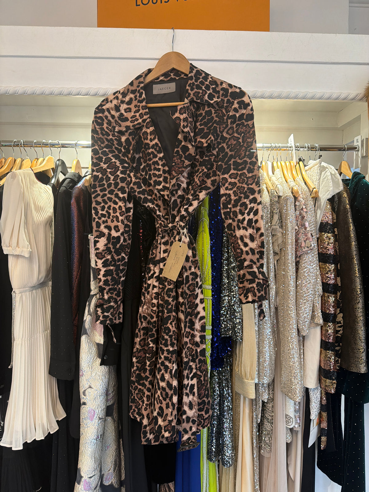 Jaeger Trench Coat - Leopard